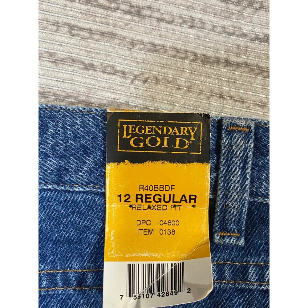 Legendary‎ Gold Vintage High Waisted Relaxed Fit Jeans Medium Wash Size 12